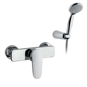 Kit Doccia Monocomando Keller Winter Cromo